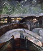 Edvard Munch Starry Night china oil painting artist